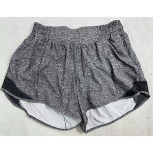 Lululemon Hotty Hot Short II 4" Heathered Lux Multi Black Womens 4 EUC